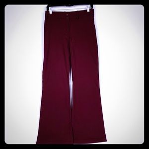 H&M Hennes Collection Maroon Dress Pants Sz 10